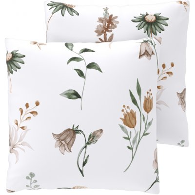 LIVARNO z jemného flanelu 2 ks květy/bílá 50 x 60 cm – Hledejceny.cz