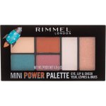 Rimmel London Mini Power Palette paletka očních stínů, rty a tváře 004 Pioneer 6,8 g – Hledejceny.cz