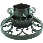 UH Stojan kovový kulatý/patrový - pr.29cm, tmavě měděný – Zboží Mobilmania