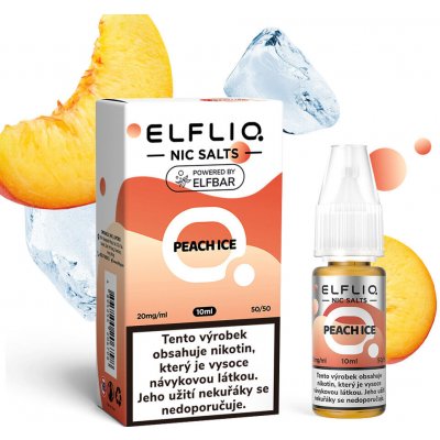 Elf Bar Elfliq Salt Peach Ice 10 ml 20 mg – Zboží Mobilmania