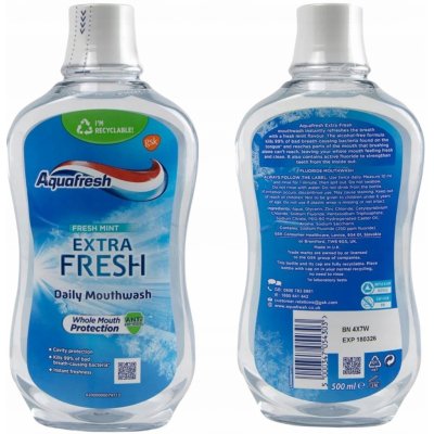 Aquafresh Extra Fresh Daily 500 ml – Hledejceny.cz