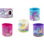 Teddies Spirála pružina jednorožec plast 6 5cm 4 barvy v krabičce 7x7x7cm – Zboží Dáma