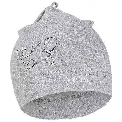 Little angel DITA Čepice tenká obrázek Reflex Outlast® Little Angel Šedý melír žralok – Zboží Dáma