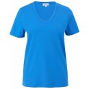 s.Oliver dámské tričko s výstřihem 2135223 5520 Modrá