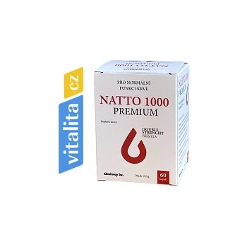 NATTO 1000 Premium normální funkce krve 60 kapslí