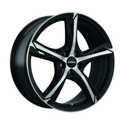 Ronal R62 7,5x17 5x100 ET42 black chrome – Zboží Mobilmania