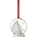 Georg Jensen Vánoční ozdoba Snowglobe Palladium 2025 sběratelská edice, stříbrná barva – Hledejceny.cz