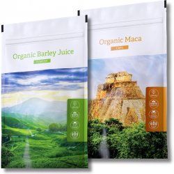 Energy Organic Maca caps 120 kapslí + Organic Barley Juice powder 100 g