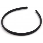 Saténová čelenka do vlasů Varianta: 12 černá, Balení: 1 ks – Zboží Dáma