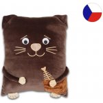 Sleep-well Polštář z mikrospandexu Kocourek 24 x 30 cm – Zboží Dáma