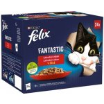 Felix Fantastic s kuřetem hovězím králíkem a jehněčím v želé 24 x 85 g – Zboží Mobilmania