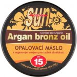 Vivaco Sun Glitter effect opalovací máslo s bio arganovým olejem SPF15 200 ml – Zboží Dáma