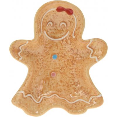 Home Styling Collection Vánoční nádoba ve tvaru perníku 15 x 12,5 cm COOKIE barva béžová – Hledejceny.cz