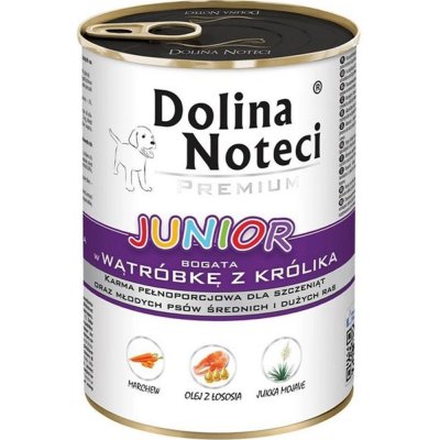 Dolina Noteci Premium Junior Bohatá na králičí játra 400 g – Zboží Mobilmania