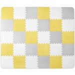 Kinderkraft Podložka pěnové puzzle Luno Yellow 30 ks 150x180 cm – Sleviste.cz