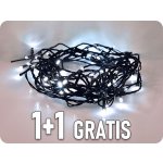 Solight 1V50-W vánoční řetěz 20 LED na baterie 3m bílý – Sleviste.cz