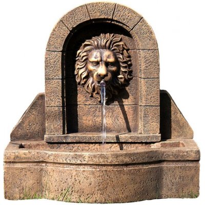 Tuin 1411 Zahradní kašna - fontána lví hlava 50 x 54 x 29 cm
