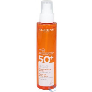 Clarins Sun Care Water Mist SPF50 hydratační a ochranný fluid ve spreji 150 ml