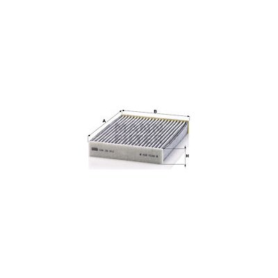 Filtr, vzduch v interiéru MANN-FILTER CUK 25 012 – Hledejceny.cz