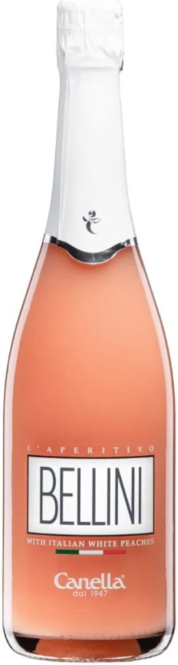 Canella Bellini cocktail bílá broskev 5 % 0,75 l (holá láhev)