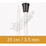 Pletací jehlice Drops rovné 03,5mm/35cm – Zboží Dáma