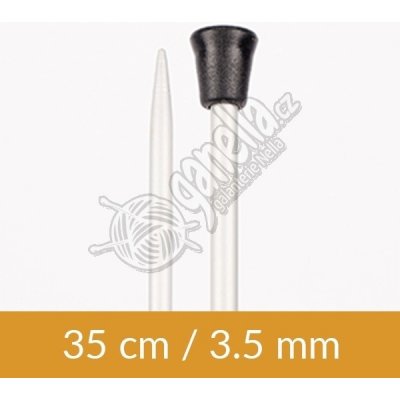 Pletací jehlice Drops rovné 03,5mm/35cm – Zboží Dáma