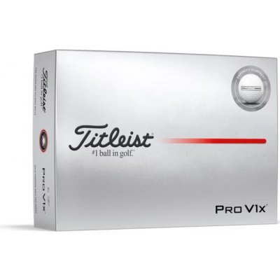 Titleist Pro V1x Enhanced Aligment golfové míčky, 12 ks – Sleviste.cz