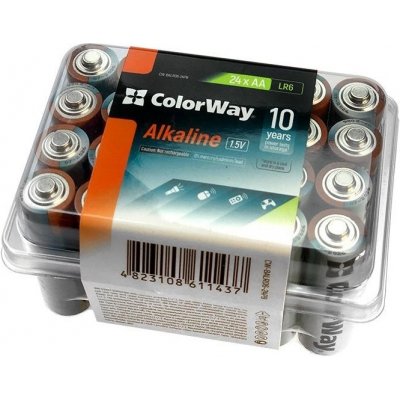 ColorWay Alkaline Power AA 24ks CW-BALR06-24PB – Zbozi.Blesk.cz