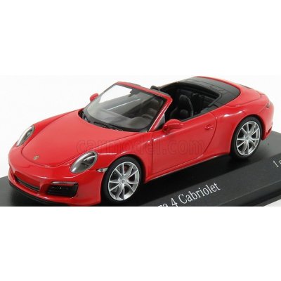 Minichamps Carrera Porsche 911 991-2 4s Cabriolet 2017 Red 1:43 – Zbozi.Blesk.cz