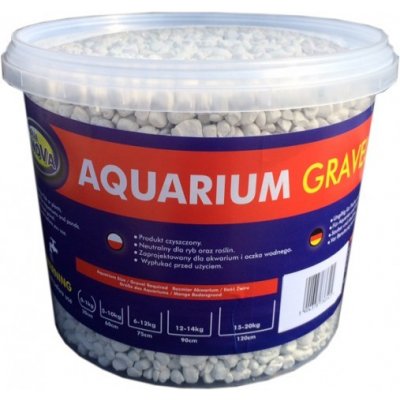 AQUA NOVA Akvarijní štěrk bílý 5kg/3l – Zbozi.Blesk.cz