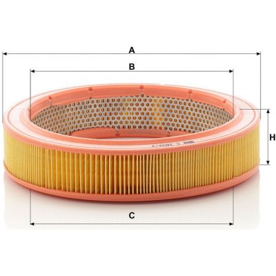 MANN-FILTER Vzduchový filtr MANN C2852/2 (MF C2852/2) – Hledejceny.cz