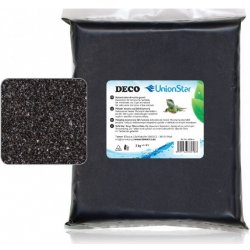 Unionstar Deco písek černý 0,7-1,2 mm, 2 kg