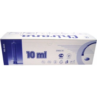 Luer New Injekční stříkačka 10 ml jednorázové 100 ks – Zboží Dáma