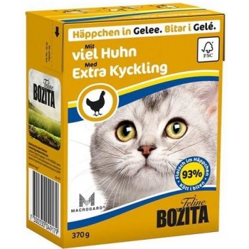 Bozita Cat kousky jelly s mletým kuřecím 370 g