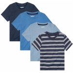 lupilu Chlapecké triko, 4 kusy (86/92, modrá/bílá) – Zboží Mobilmania