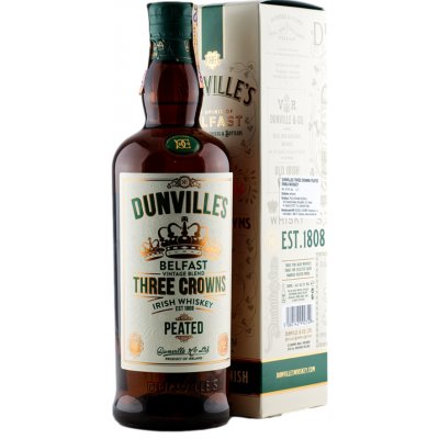 Dunville's Three Crowns Peated 43,5% 0,7 l (karton) – Hledejceny.cz