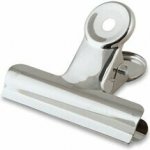Clips - kancelářské klipy chromové - 74 mm – Zboží Dáma
