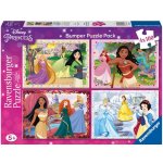 Ravensburger Disney Princezny 4 x 100 dílků – Sleviste.cz