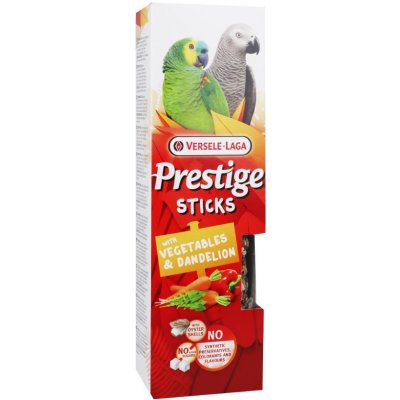 Versele-Laga Prestige Sticks tyčinky zelenina & pampeliška pro velké papoušky 140g – Zboží Dáma