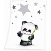 Dětská deka HERDING Micropolar fleece deka Panda