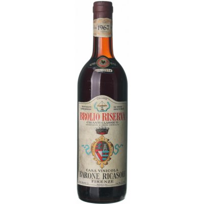 Barone Ricasoli Chianti Riserva suché červené 1967 0,75 l (holá láhev) – Hledejceny.cz