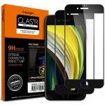 Tempered glass 3D black pro iPhone 7 / 8 / SE 2020 - ochranné tvrzené sklo s 3D okraji pro iPhone 7 / 8 černé – Zboží Živě