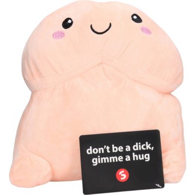Objímací plyšový penis XL 30 cm přírodní – Zboží Dáma
