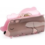 Skřipec do vlasů zvířátka Varianta: 3 béžová tm. medvěd, Balení: 1 ks – Zboží Dáma