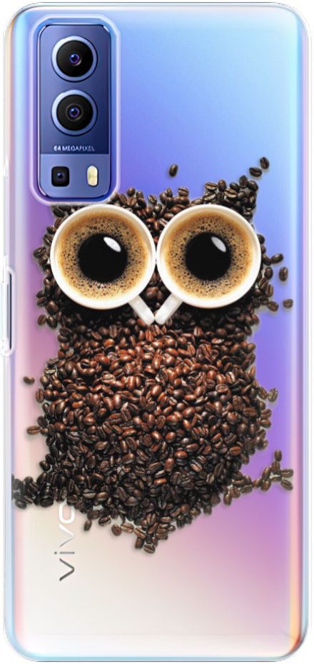 Pouzdro iSaprio - Owl And Coffee Vivo Y72 5G