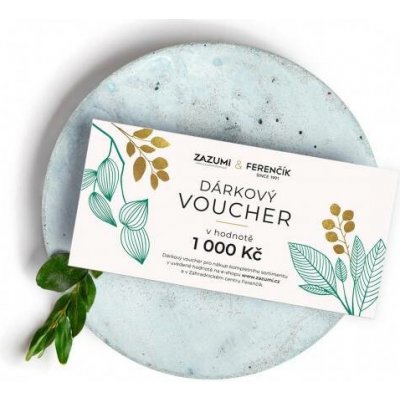 Dárkový voucher ZAZUMi a Ferenčík na 1000 Kč – Sleviste.cz