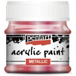 Pentart akrylové barvy metal 50 ml červená měď – Zboží Dáma