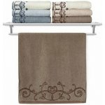 Veba Ručník TERRY Barocco I. smetanová 70 x 140 cm – Hledejceny.cz
