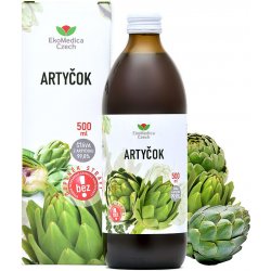 Ekomedica Artyčok šťáva z artyčoku 99% 500 ml