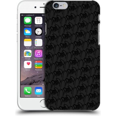 Pouzdro Picasee silikonové Apple iPhone 6/6S - Separ - Black On Black 2 černé – Zboží Mobilmania